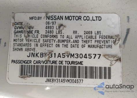 1997 Infiniti Q45 Touring from USA, damaged, VIN JNKBY31A5VM304577